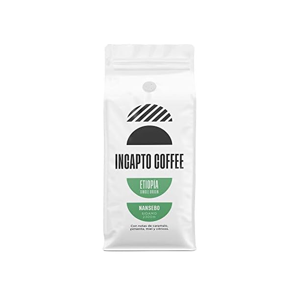 Incapto Café en Grano Natural - Café Especialidad | Café Etiopía Grano | Café en Grano Arábica 100% | +80 puntos SCA…