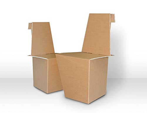 Coppia di sedie Ginger in cartone ondulato