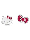 hello kitty ohrstecker gold Sterlingsilber Ohrringe mit Reibung am Rücken für eine sichere, bequeme Passform.