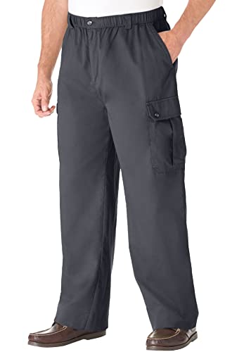 KingSize Men's Big & Tall Knockarounds Full-Elastic Waist Cargo Pants
