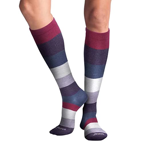 Image of ja vie Women & Men Comfy 75% Merino Wool Compression Socks 15-20mmHg Extra Soft