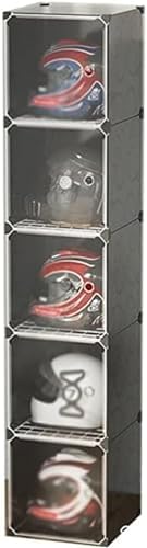 ヘルメット 棚、ディスプレイスタンド、 オートバイの収納キャビネット、 家庭用防塵ラック オートバイの電動自転車のの保管 にとって 衣類、バッグ、格納容器 サッカー (1列 5層)