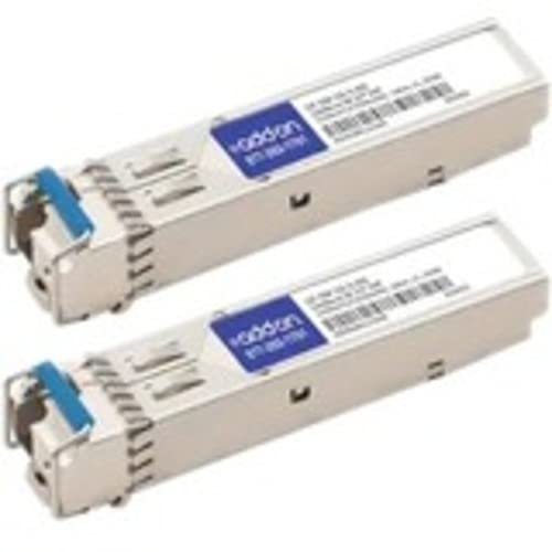 AddOn Ubiquiti SFP (Mini-GBIC) Module - for Data Networking, Optical Network - 1 LC 1000Base-BX Network - Optical Fiber Single-Mode - Gigabit Ethernet - 1000Base-BX - Hot-swappable - TAA Compliant -