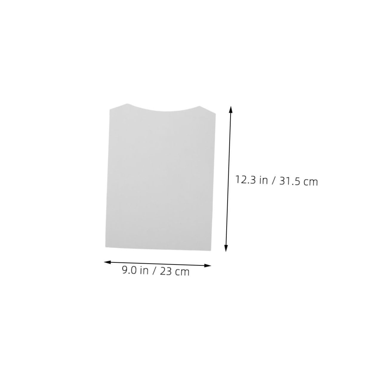 Inserts d'emballage en Papier Blanc pour T-Shirts et Vêtements, 50 Pièces, Réduit l'espace de Stockage et Maintient Le Linge Net pour Usage en Ligne et Saisons Variées