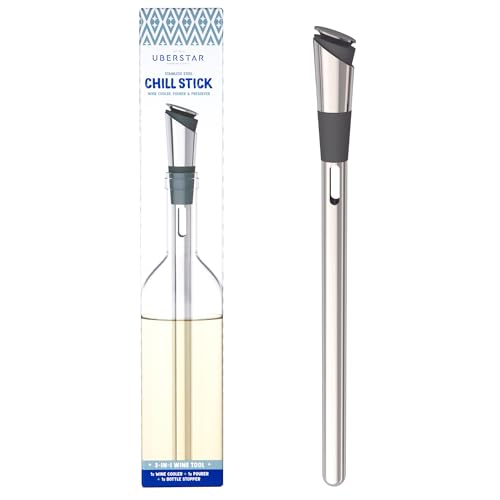 UBERSTAR Wine Chill Stick - Stainless Steel Cooler with Aerator