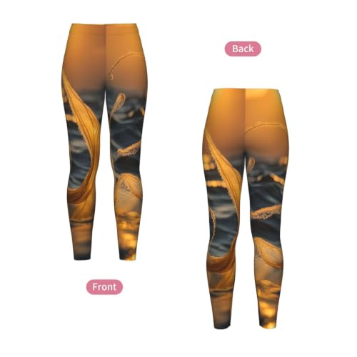 Leggings de sirena anti-transparencias con ajuste elástico reforzado 5