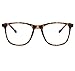 Unisex Glasses Frame Fashion Dark Brown Rectangle Full Frame Decoration Prescription Glasses