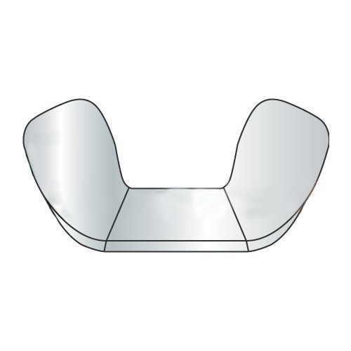 12-24 Cold Forged Wing Nuts/Steel/Zinc (Carton: 2,000 pcs)