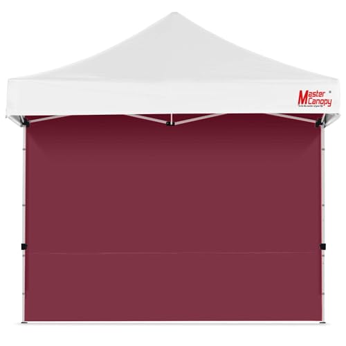 Image of MASTERCANOPY 10x10 Pop Up Canopy Sidewall Only 1-Pack Burgundy