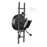 ❤ 【Tipo de fuente de luz】 base de rosca E27, compatible con una potencia máxima de 60 W (bombilla no incluida). La bombilla Edison retro y la bombilla LED blanca son compatibles. Recomendamos la bombilla LED blanca más bonita.