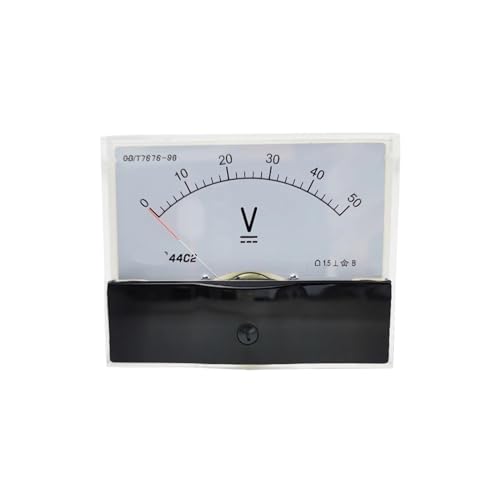 Voltmètre DC 500V 44C2-V pour surveiller la tension continue d'un panneau solaire ou générateur