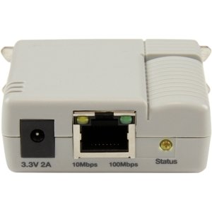 Startech.com 1 Port 10/100 Mbps Ethernet Parallel Network Print Server - Print Server - Parallel #TOP7