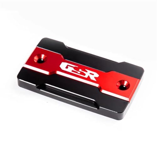 Tapa de tanque de líquido de frenos delantero de moto Suzuki GSX 1300R 250R GSR rojo