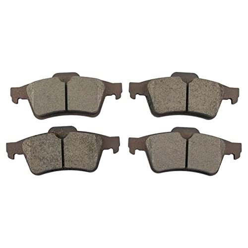Image of TRQ Rear Brake Pad and Rotor Set Ceramic Compatible with 2003-2003 Saab 9-3