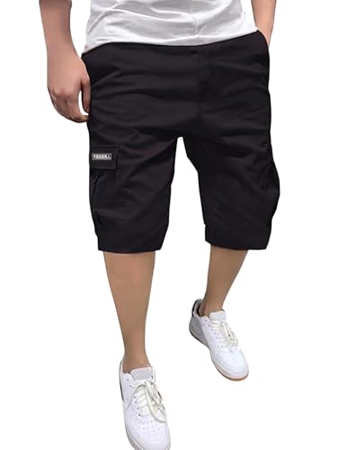 Image of Lymio Men Shorts | Men's Cargo Shorts | Regular Fit Casual Wear Short Pant for Men | Multi-Pocket Lightweight Cotton | Summer & Adventure Ready (SSM-S-05-08)