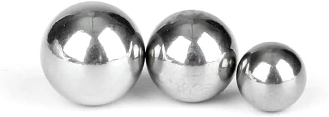 Sfere in acciaio, cuscinetti a sfera, sfere in acciaio inossidabile SUS, cuscinetti di precisione in acciaio pieno, diametro 0,4 mm-60 mm, sfere rotonde lisce in marmo 304(12mm (10PCS))