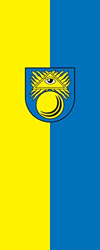 Drapeau Bad Krozingen vertical pavillon portrait 300x120 cm mât extérieur 3.5m²