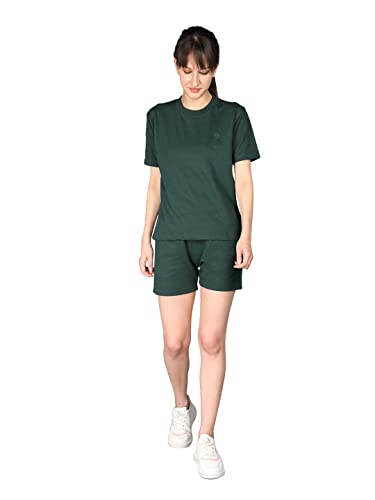 Image of CHKOKKO Women's Regular Cotton Regular Fit Plain Shorts for Women