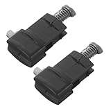 Healvian 2 Stück Verstellbare Teleskopstange aus Strapazierfähigem PVC mit Verriegelungsclips Universeller Ersatz Gepäckgriff für Kofferreparatur Reisegriff mit