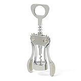 Amazon Basics 2-in-1 Korkenzieher und Flaschenöffner, Einheitsgröße, Zinklegierung