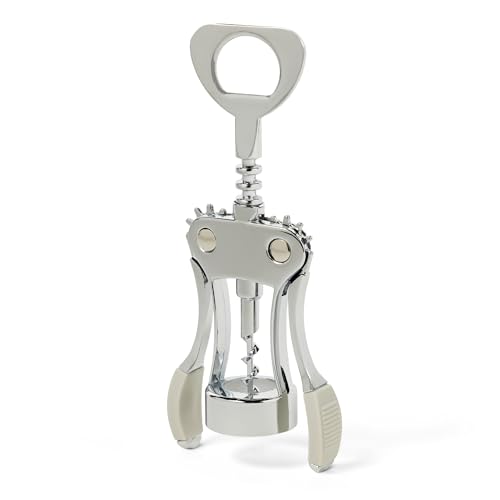 Amazon Basics 2-in-1 Korkenzieher und Flaschenöffner, Einheitsgröße, Zinklegierung