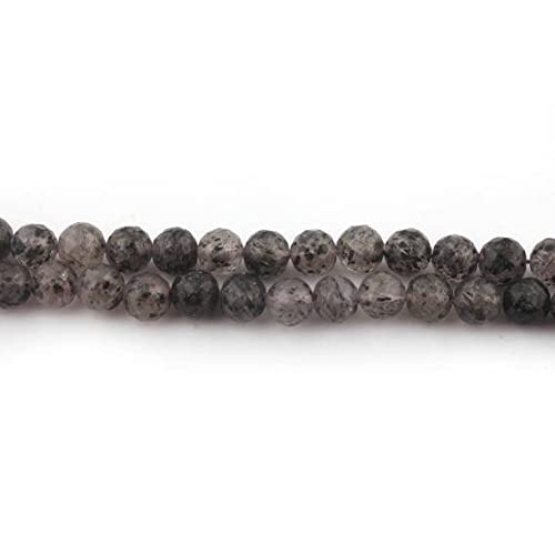 Quartz rutilé noir en perles de 13 pouces pour loisirs créatifs et colliers DIY