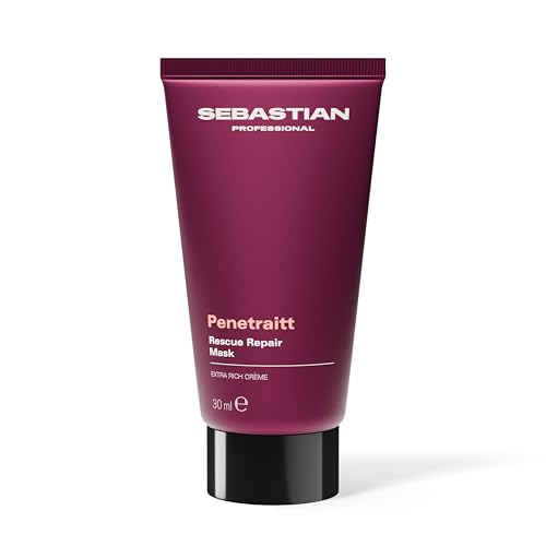 Sebastian Professional Penetraitt Rescue Repair Mask | For Damaged & Color Treated Hair | 1 Fl Oz (Pack of 1)