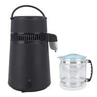 Wasserdestillationsanlage 4L mit automatischer Abschaltung aus Edelstahl für Zuhause, Labor, Zahnarztpraxis, Büro, Reisen