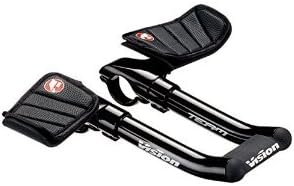 FSA Vision Team Mini TT Clip-On UCI Legal Bicycle Aero Handlebar - 31.8mm x 170mm - 670-2829