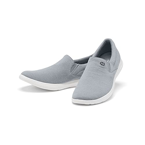 Image of Merinos Women's Slip On Fashion Sneakers, Slide on Casual Shoe, Made with Australian Wool, Lightweight & Durable Tennis Shoes