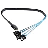 Enakshi® Mini SAS 36P SFF-8087 To 4 SATA 7Pin Hard Disk Cable Splitter Cord 0.5M|Computers/Tablets & Networking | Computer Cables & Connectors | Drive Cables & Adapters
