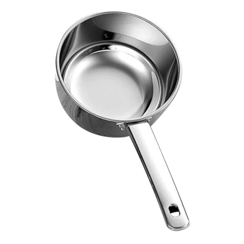 OFFSCH Cucharón De Acero Inoxidable Para Agua y Sopa Cucharón Con Mango De Ideal Para Cocina y Riego Utensilio Resistente y Duradero