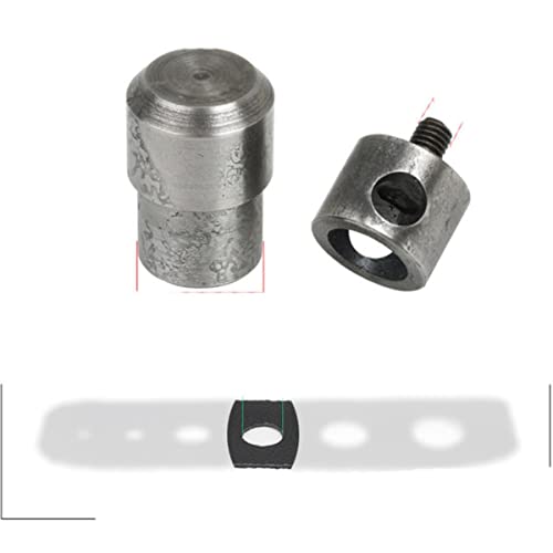 Emporte-pièce en métal 18 mm et presse à œillets manuelle pour maroquinerie