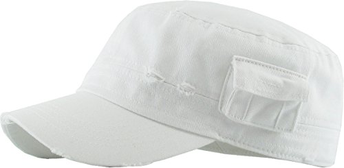 KBETHOS Cadet Army Cap Basic Everyday Military Style Hat (Now with STASH Pocket Version Available)