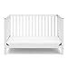 Storkcraft Hillcrest 4-in-1 Convertible Crib (White) - Converts to Daybed, Toddler Bed, and Full-Size Bed, Fits Standard Full-Size Crib Mattress, Adjustable Mattress Support Base