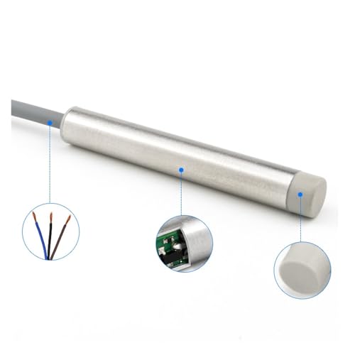 Sensor capacitivo D6.5 de alta sensibilidad y protección IP67 5