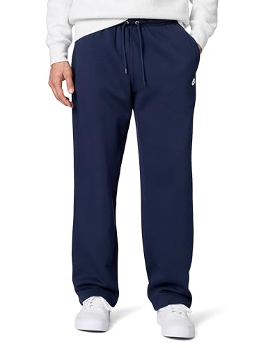 Nike Club Fleece-Hose Mit Offenem Saum (Herren), Obsidian/Obsidian/White, FN3730-451, M Nike Club Fleece-Hose Mit Offenem Saum (Herren), Obsidian/Obsidian/White, FN3730-451, M