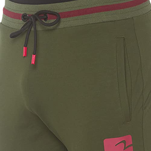 Image of Spykar Men's Slim Fit Track Pants