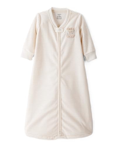 Image of Carter's Unisex Baby Sleep Bag (Cream Stripes, 0-3 Months)