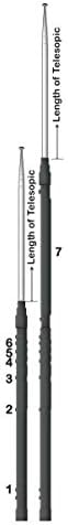 Harvest 1850 Multi-Band Portable Telescopic 1.8-50 Mhz Mobiel Antenna
