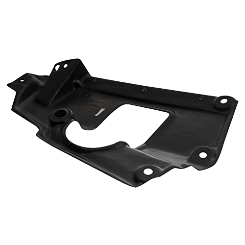 Image of TRQ Right Engine Splash Shield Black Passenger Side Compatible with 2008-2021 Toyota Land Cruiser TO1251128
