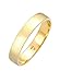 Produktbild Kuzzoi Herrenring (4.5 mm) Handgefertigt, Bandring für Männer aus 925 Sterling Silber vergoldet, Ehering Verlobungsring Freundschaftsring, Basic Herren Ring poliert, Ringgröße 60  66 (56)