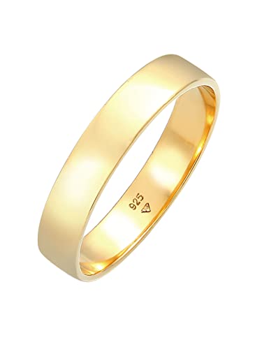 Kuzzoi Herrenring (4.5 mm) Handgefertigt, Bandring für Männer aus 925...