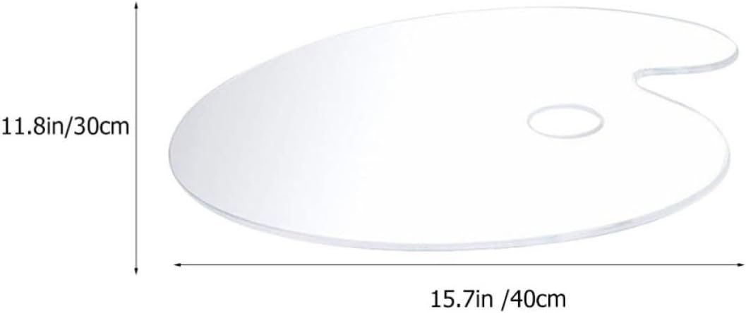 Acrylic Painting Palette Mixing Tray Oval Color