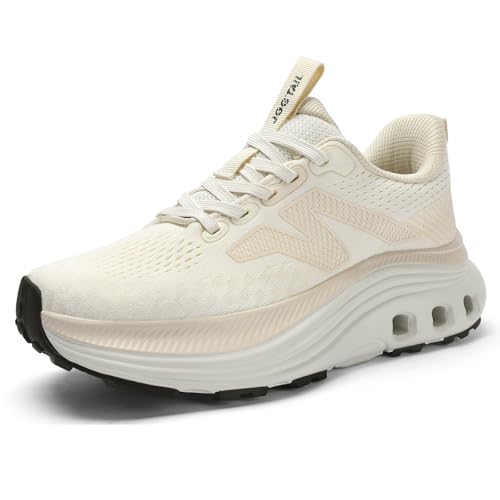 Image of Womens Wide Slip On Walking Shoes with Cushioned Arch Support Lightweight Comfort Orthopedic Sneakers for All Day Standing