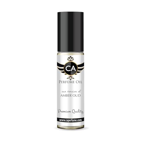 CA Perfume Impression of Amber Oud Unisex Fragrance Oil Oriental Woody Scent Long Lasting Perfumes for Women &amp; Men Travel Size TSA Ready Mini Parfum Body Oil Roll-on 0.33 Fl Oz 10ml