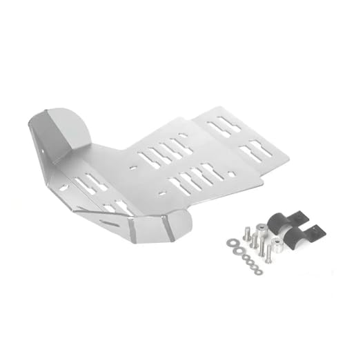 GTGJFJKW Für Kawasaki KLX140 KLX140L KLX 140G 2009 2010 2011 2012 2013 2014 2015-2023 Plaque Protection Avant Moteur Moto Protection Inférieure Cache-moteur Zubehör(Silver)