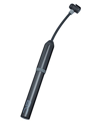 BC Bicycle Company Mini Mountain and Road Bike Pump with Extendable Hose Fits Presta and Schrader Valve Tubes and Tires - Compact Lightweight and Portable Micro Pump - Mounts to Frame