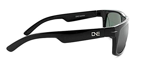 Optic Nerve - 2022 Premium & Affordable Polarized Wrap-Around Rectangle Sunglasses For Men/Women, Timberline Edition With Matte Driftwood Grey Frame/Smoke/Green Mirror Lens #TOP3