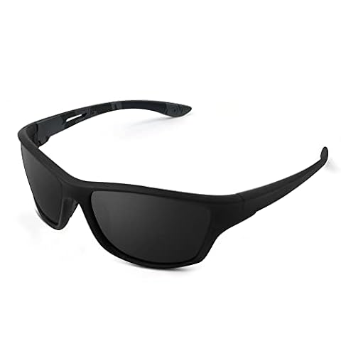 URAQT Okulary Polaryzacyjne Sportowe, Spolaryzowane Okulary Przeciwsłoneczne Unisex z Ochroną UV i Tkaniną